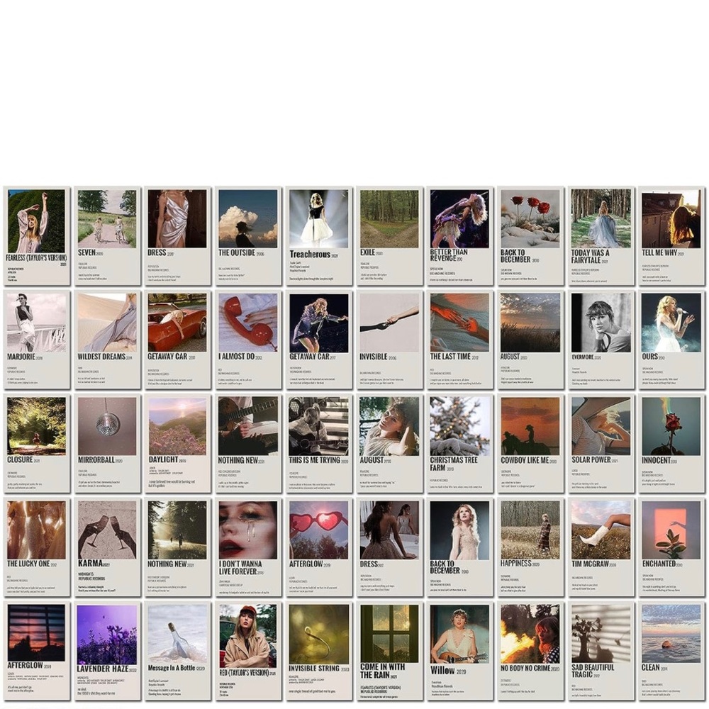Taylor Swift Wall Collage Set